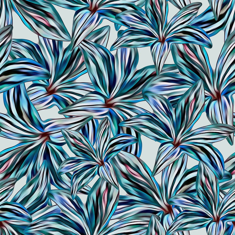Contemporary Floral Design Wallpaper Smart