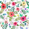 Nursery Lovely Flowers Wallpaper