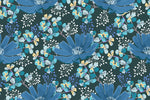 Contemporary Dark Floral Wallpaper
