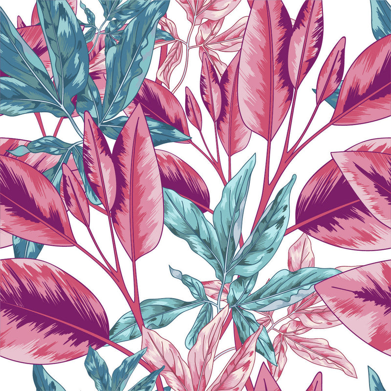 Pink Banana Leaves Wallpaper