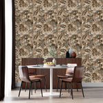 Brown Indian Style Wallpaper