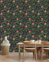 Protea and Raspberries Wallpaper