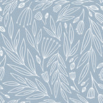 Contemporary Grey Wallpaper with Leaves Pattern Vogue