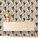 Toucans and Pineapples Wallpaper
