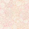 Peonies Outline Wallpaper