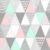 Pastel Geometric Triangles Wallpaper