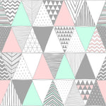 Pastel Geometric Triangles Wallpaper