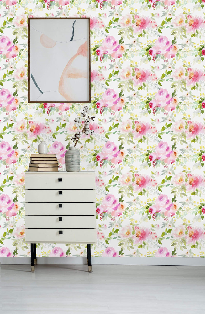 Pastel Lovely Flowers Wallpaper