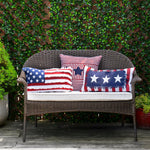 3 Stars And Stripe Decorative Pillow