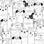 Pattern of Dogs Wallpaper