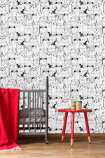 Pattern of Dogs Wallpaper
