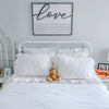 Belgian Flax Linen Rich Cotton Blend Bedspread 3 Piece Set