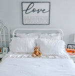 Belgian Flax Linen Rich Cotton Blend Bedspread 3 Piece Set