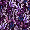 Voguish Purple Leaves Wallpaper Vogue