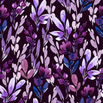 Voguish Purple Leaves Wallpaper Vogue