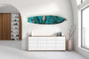 Summer Island Acrylic Surfboard Wall Art