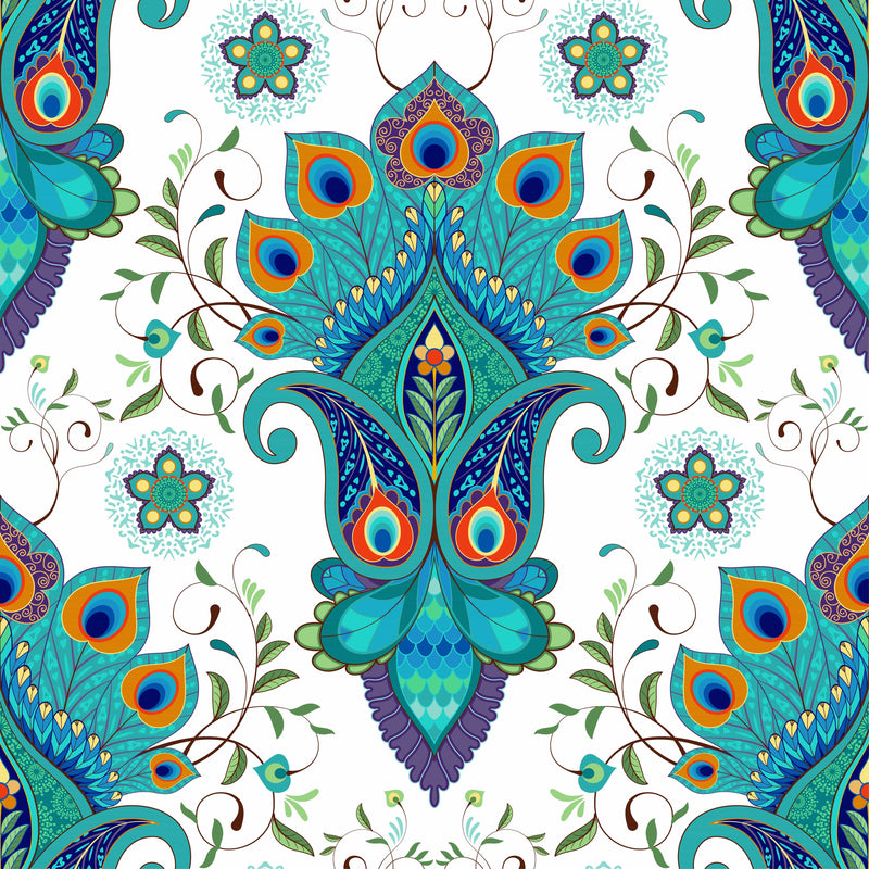 Peacock Feathers Wallpaper