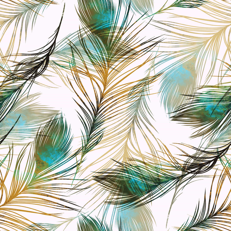 Peacock Pattern Wallpaper