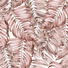 Pink Tropical Leaves Wallpaper