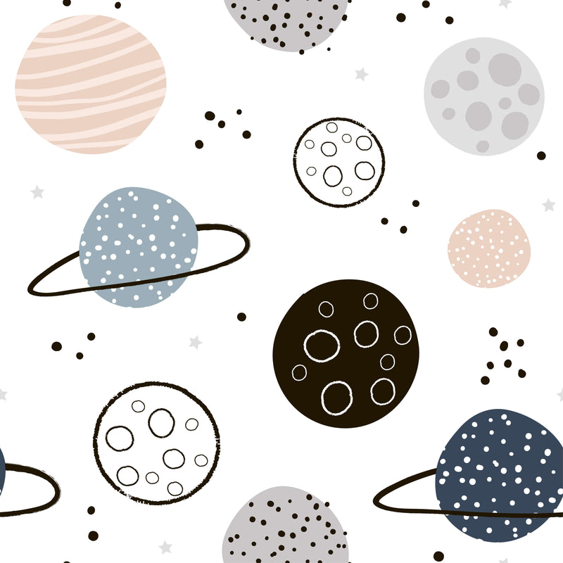 Planets and Moons Wallpaper