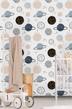 Planets and Moons Wallpaper