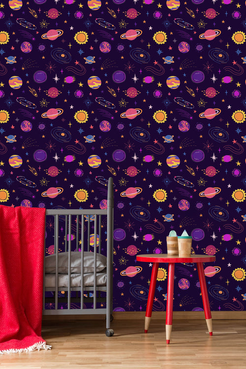 Planets Universe and Cosmic Star Wallpaper