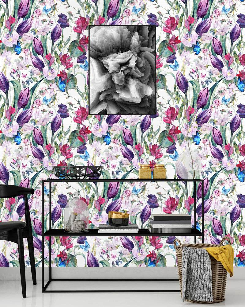 Purple Tulips Wallpaper