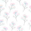 Light Botanical Pattern Wallpaper