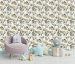 Dinosaurs Pattern Wallpaper