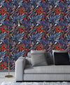 Stylish Red Berries Wallpaper Chic