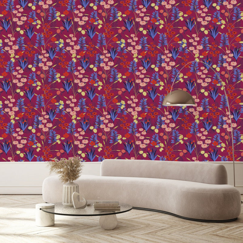 Stylish Poppies Wallpaper