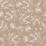 Olives Pattern Wallpaper