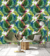 Watercolored Leaves Wallpaper