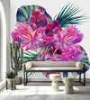 Brightly Pink Bouquet Wallpaper