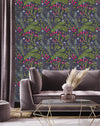 Dark Wallpaper with Berries