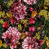 Yellow Flowers and Pink Peonies Wallpaper