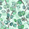 Stylish Green Leaves Wallpaper Chic Quality