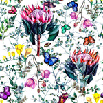 Protea with Wildflowers Wallpaper