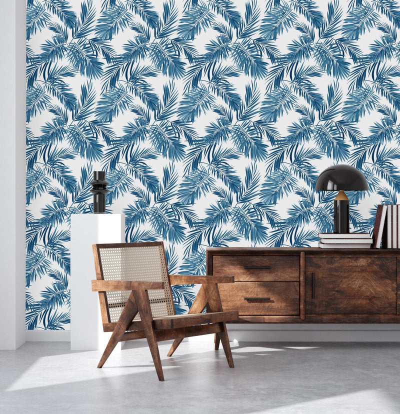 Blue Plant's Leaves Wallpaper