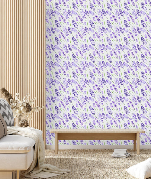 Elegant Lilac Flowers Wallpaper Vogue