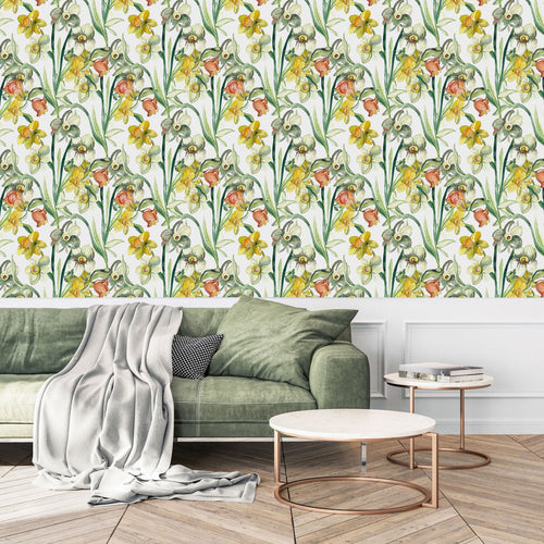 Elegant Narcissus Wallpaper Fashionable