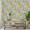 Fashionable Green Floral Wallpaper