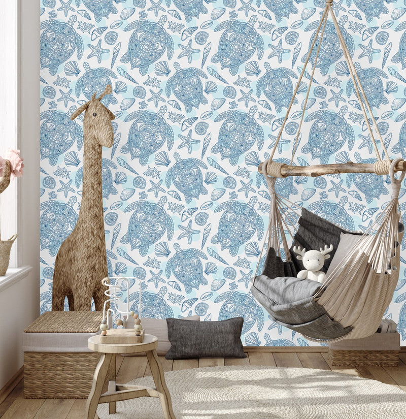Modish Turtles Wallpaper Tasteful