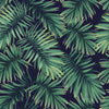 Retro Palm Leaves on Dark Wallpaper