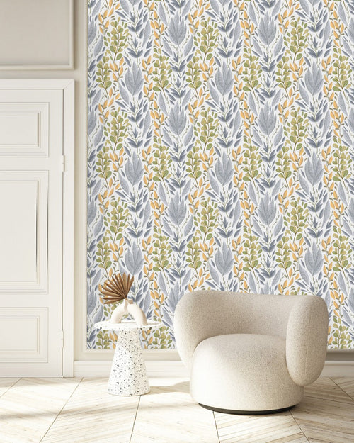 Elegant Leaves Wallpaper Fashionable