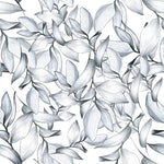 Modish Light Leaves Wallpaper Fashionable