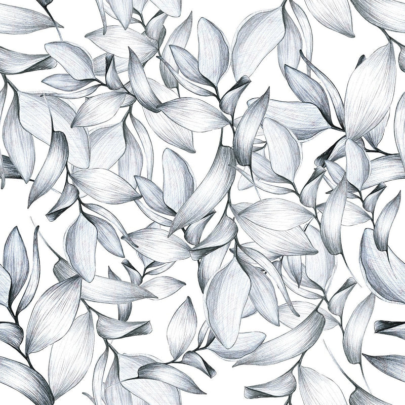Modish Light Leaves Wallpaper Fashionable