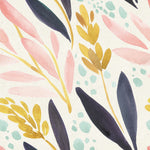 Stylish Pink and Purple Leaves Wallpaper Vogue High-Quality