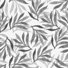 Elegant Grey Leaves Wallpaper Fashionable