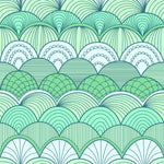 Scallops Pattern Wallpaper